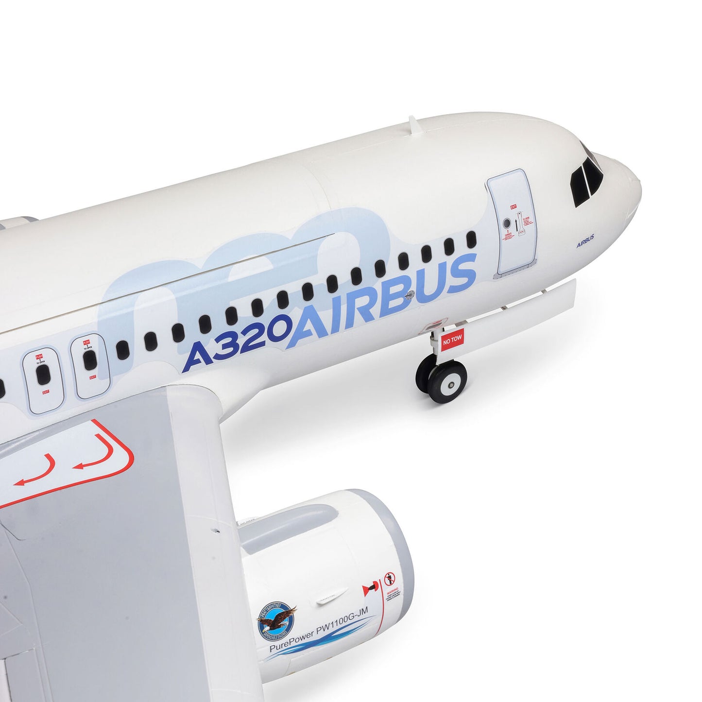 Airbus A320neo 1.5m Airliner Twin 64mm EDF BNF Basic