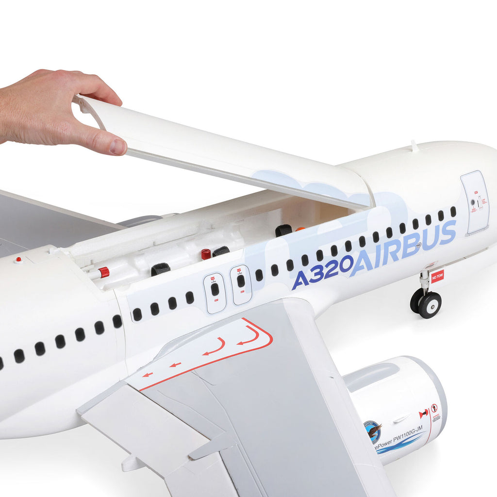 E-flite Airbus A320neo 1.5m Airliner Twin 64mm EDF BNF Basic (EFL-1493)