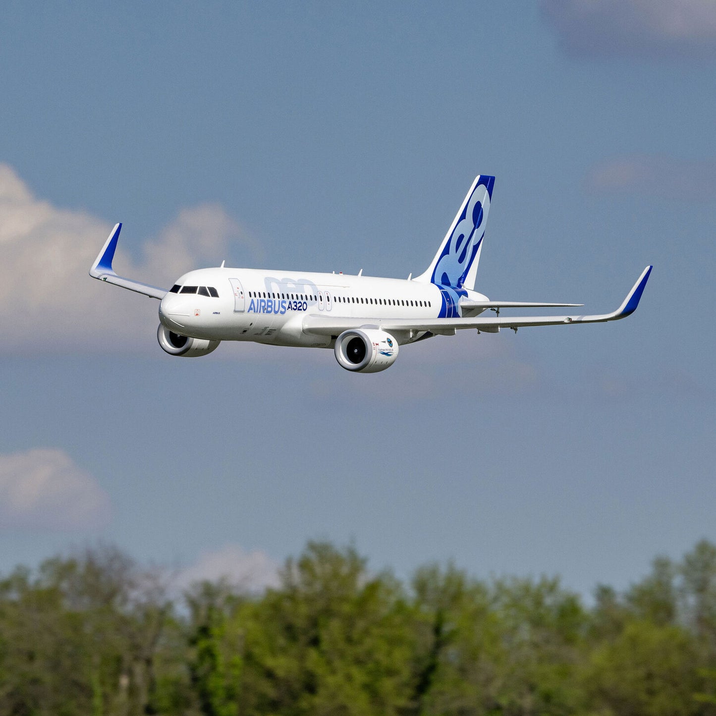 Airbus A320neo 1.5m Airliner Twin 64mm EDF BNF Basic