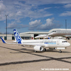 E-flite Airbus A320neo 1.5m Airliner Twin 64mm EDF BNF Basic (White) (EFL-1495)