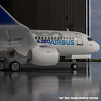 E-flite Airbus A320neo 1.5m Airliner Twin 64mm EDF BNF Basic (White) (EFL-1495)