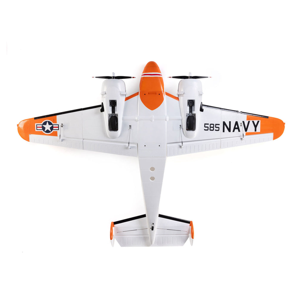 E-flite Beechcraft D18/RC-45J 1.5m BNF Basic with AS3X+ and SAFE Select (EFL-3726)