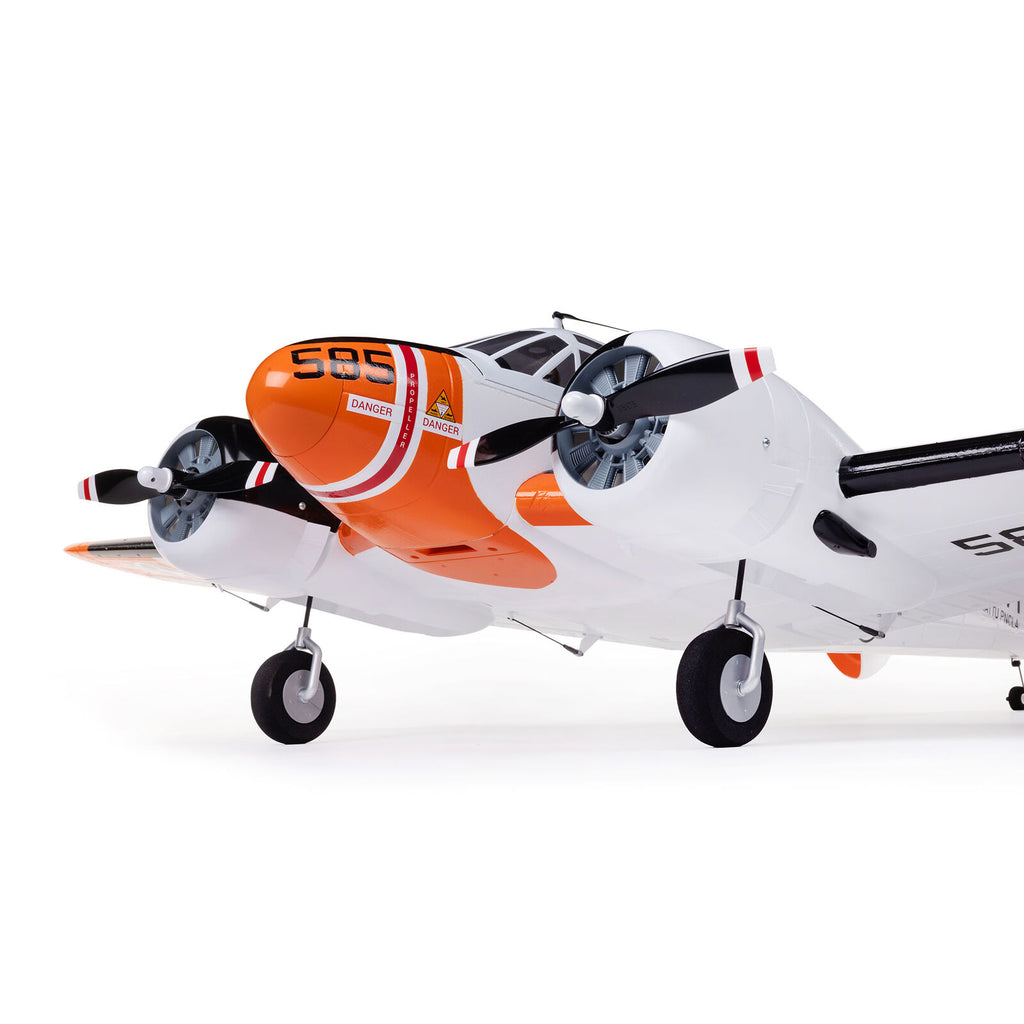 E-flite Beechcraft D18/RC-45J 1.5m BNF Basic with AS3X+ and SAFE Select (EFL-3726)