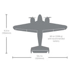 E-flite Beechcraft D18/RC-45J 1.5m BNF Basic with AS3X+ and SAFE Select (EFL-3726)