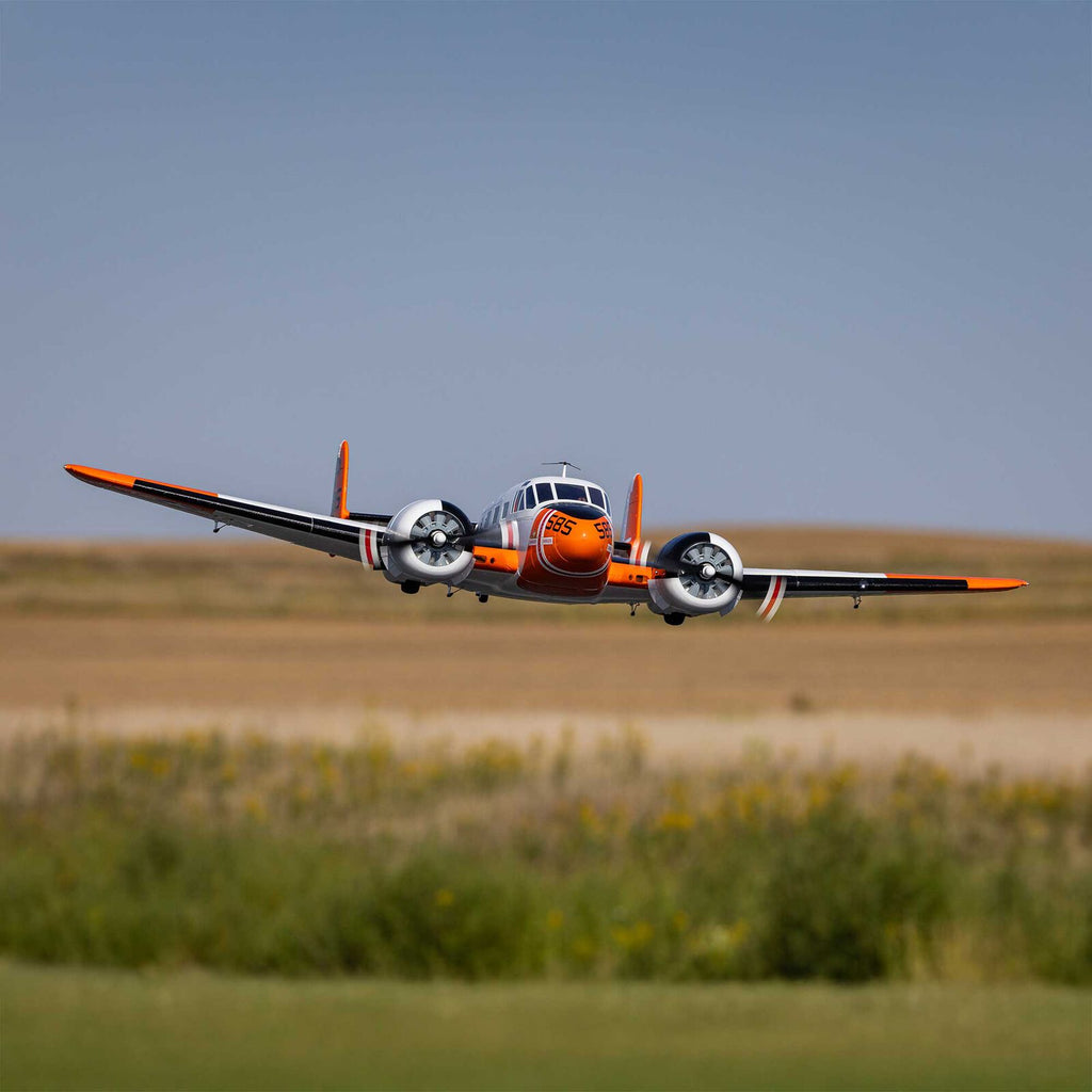E-flite Beechcraft D18/RC-45J 1.5m BNF Basic with AS3X+ and SAFE Select (EFL-3726)