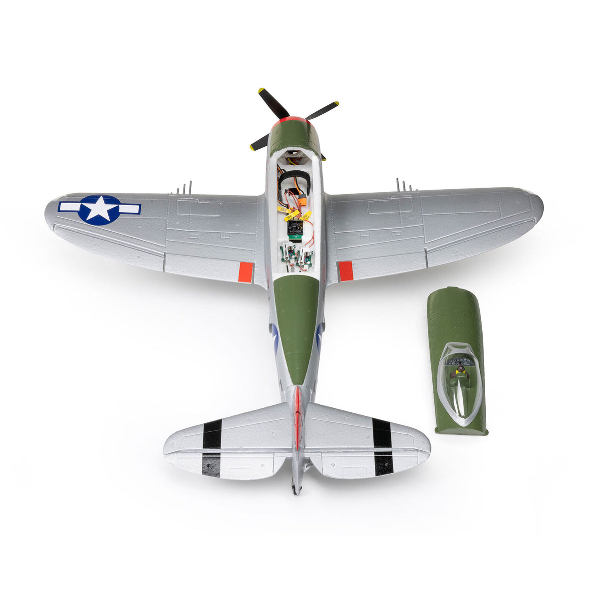 Micro P-47 Thunderbolt 625mm BNF Basic w/ AS3X+/SAFE Select