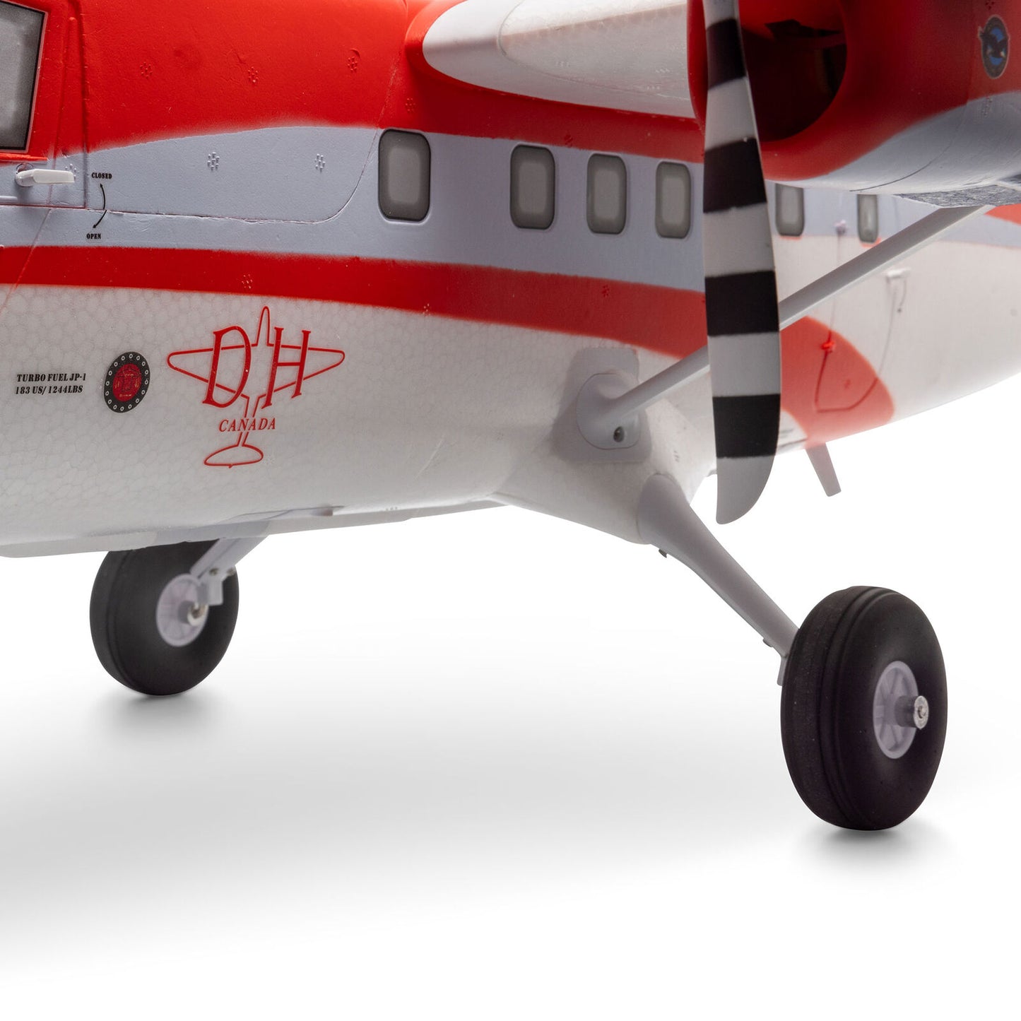DHC-6 Twin Otter 1.4m BNF Basic with AS3X+ and SAFE Select W Floats