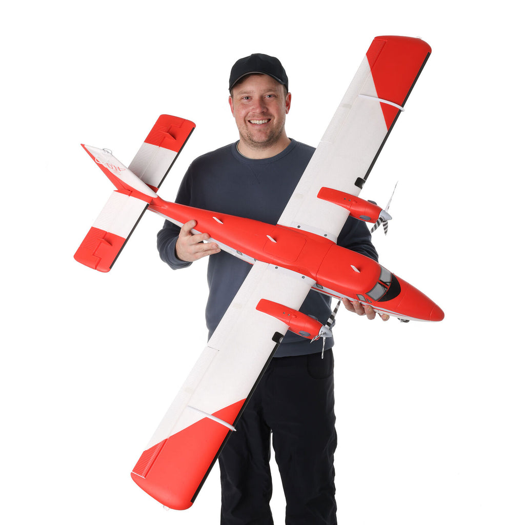 E-flite DHC-6 Twin Otter 1.4m BNF Basic with AS3X+ and SAFE Select (EFL32050)