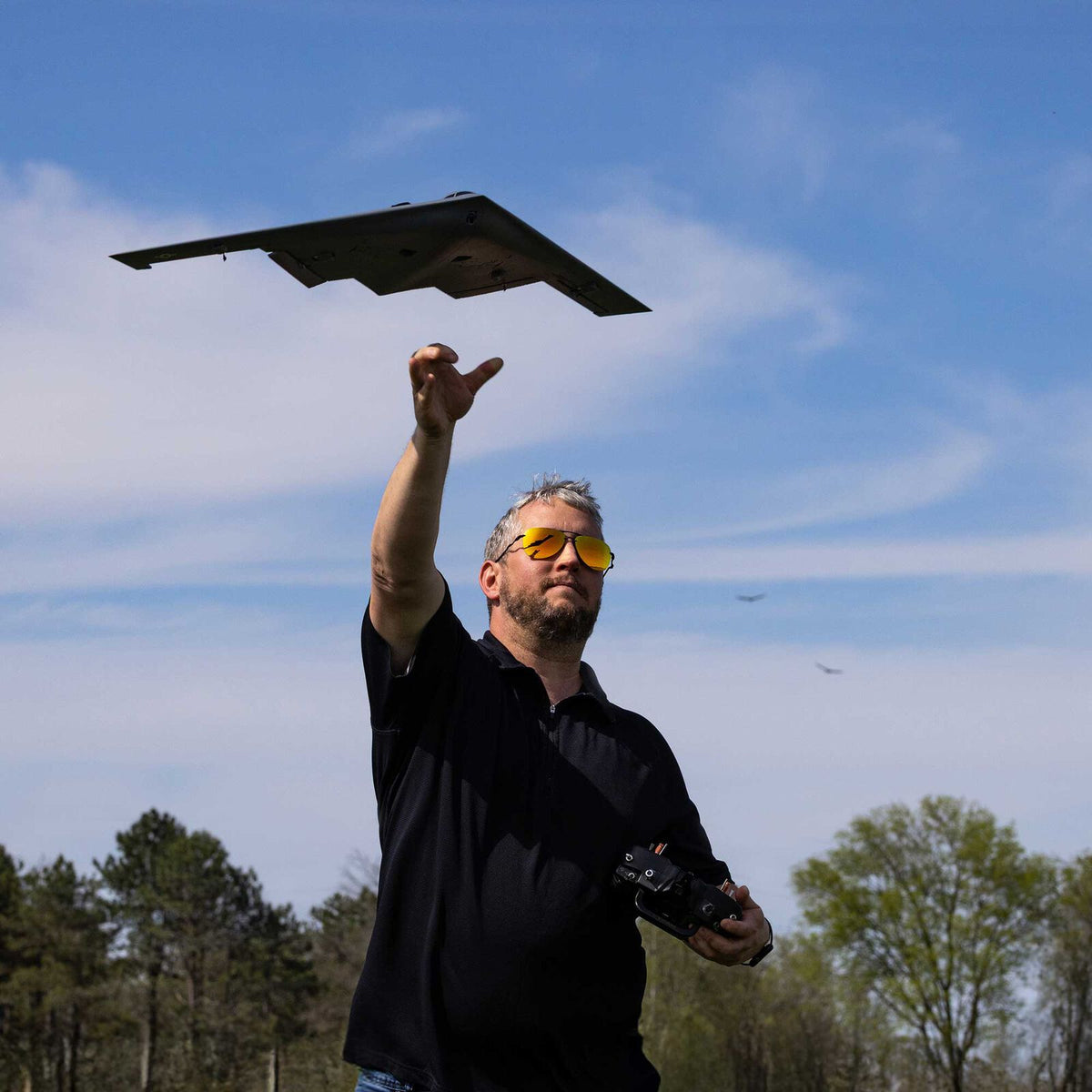 E-flite Micro B-2 Spirit of America Twin 30mm EDF BNF Basic (EFLU09050)