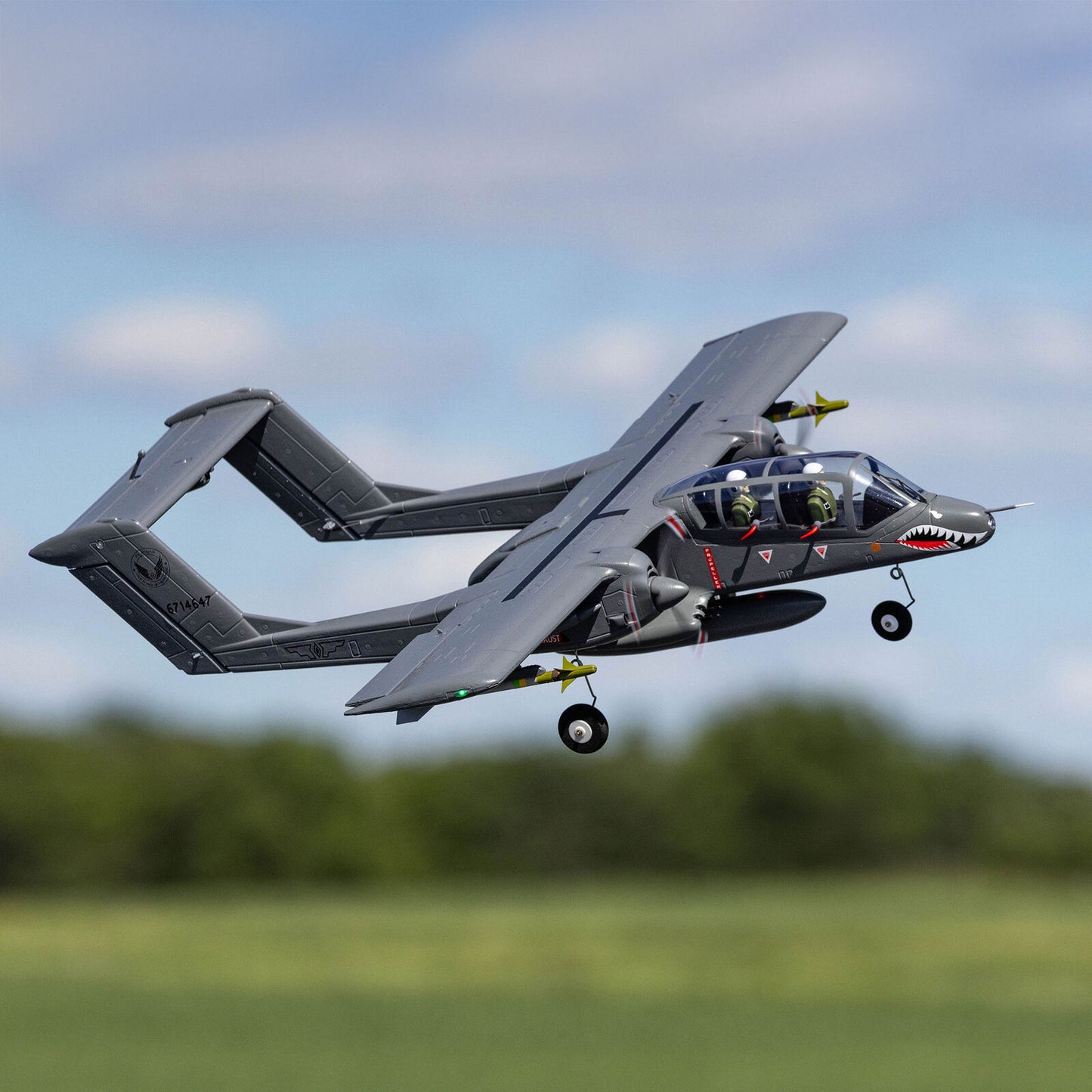 Micro OV-10 Bronco 645mm BNF Basic w/ AS3X/SAFE Select