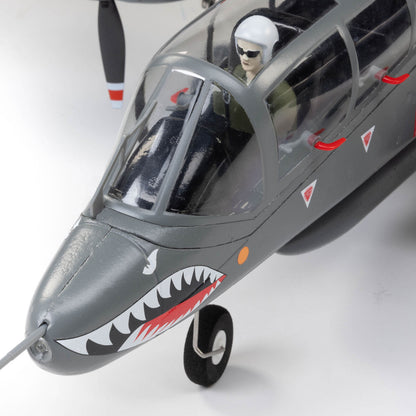 Micro OV-10 Bronco 645mm BNF Basic w/ AS3X/SAFE Select