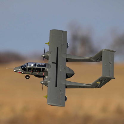Micro OV-10 Bronco 645mm BNF Basic w/ AS3X/SAFE Select