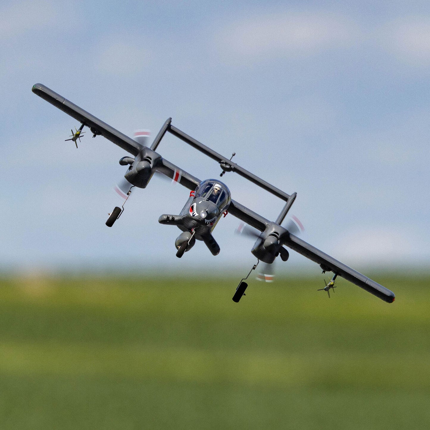 Micro OV-10 Bronco 645mm BNF Basic w/ AS3X/SAFE Select