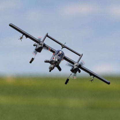 Micro OV-10 Bronco 645mm BNF Basic w/ AS3X/SAFE Select