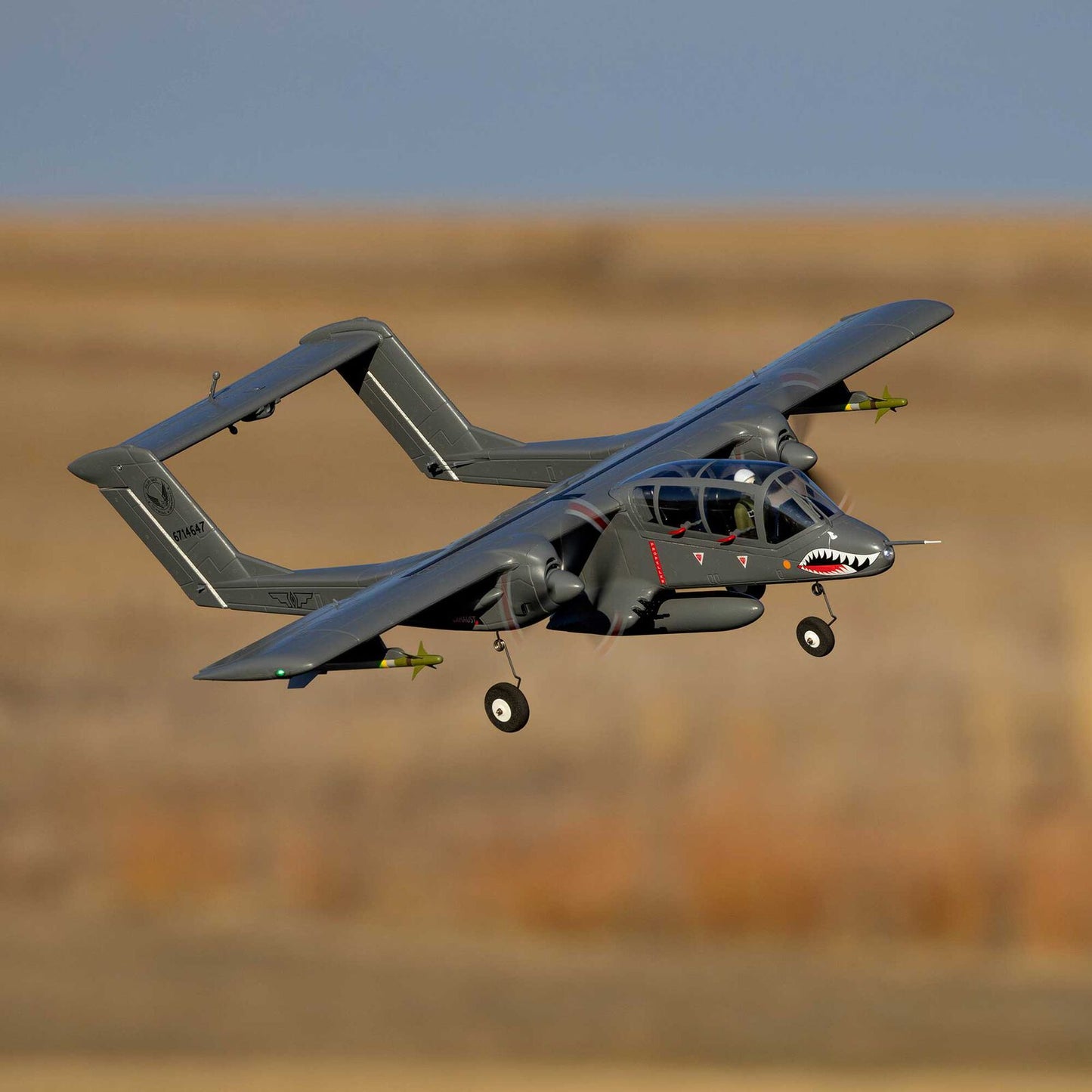 Micro OV-10 Bronco 645mm BNF Basic w/ AS3X/SAFE Select