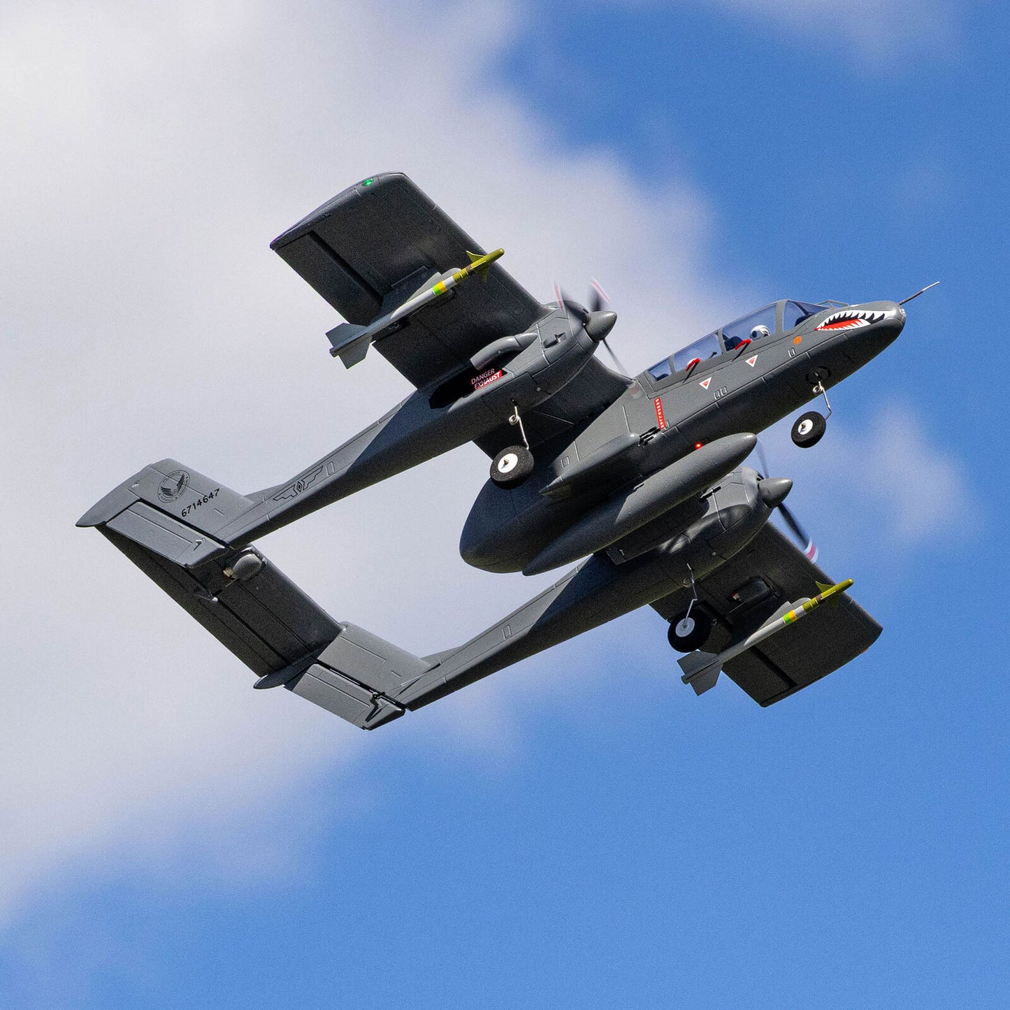 Micro OV-10 Bronco 645mm BNF Basic w/ AS3X/SAFE Select
