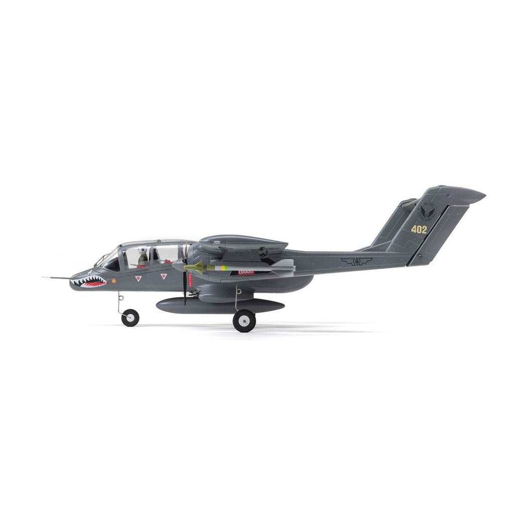 E-flite Micro OV-10 Bronco 645mm BNF Basic with AS3X and SAFE Select (EFLU35050)