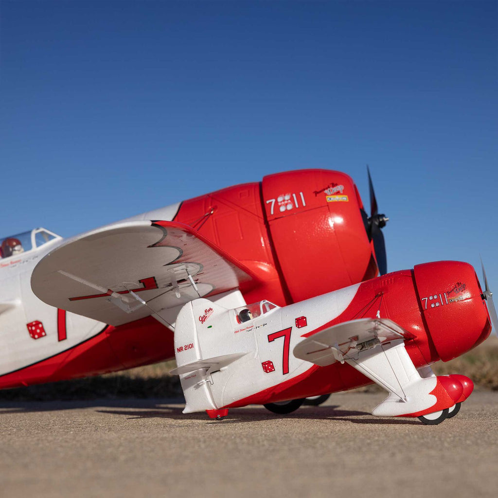 E-flite UMX Gee Bee R-2 510mm BNF Basic with AS3X and SAFE Select (EFLU61500)