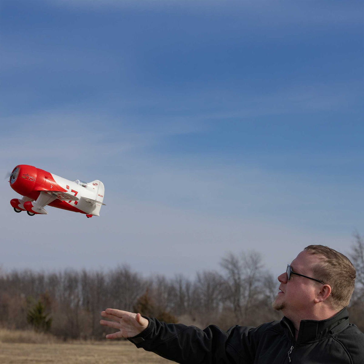 E-flite UMX Gee Bee R-2 510mm BNF Basic with AS3X and SAFE Select (EFLU61500)