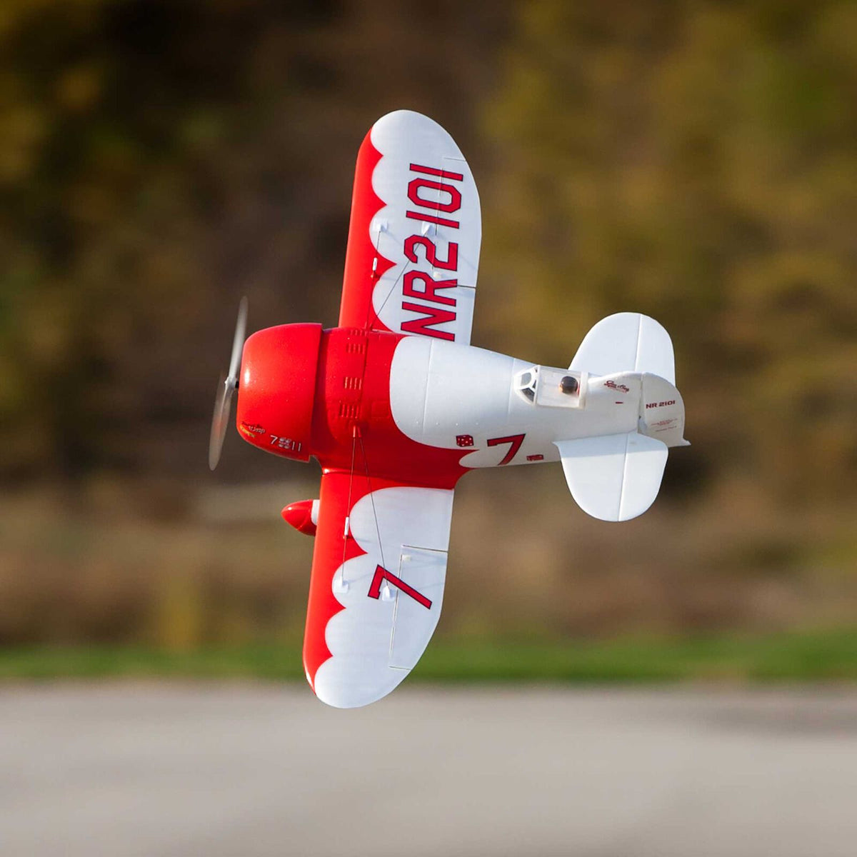 E-flite UMX Gee Bee R-2 510mm BNF Basic with AS3X and SAFE Select (EFLU61500)