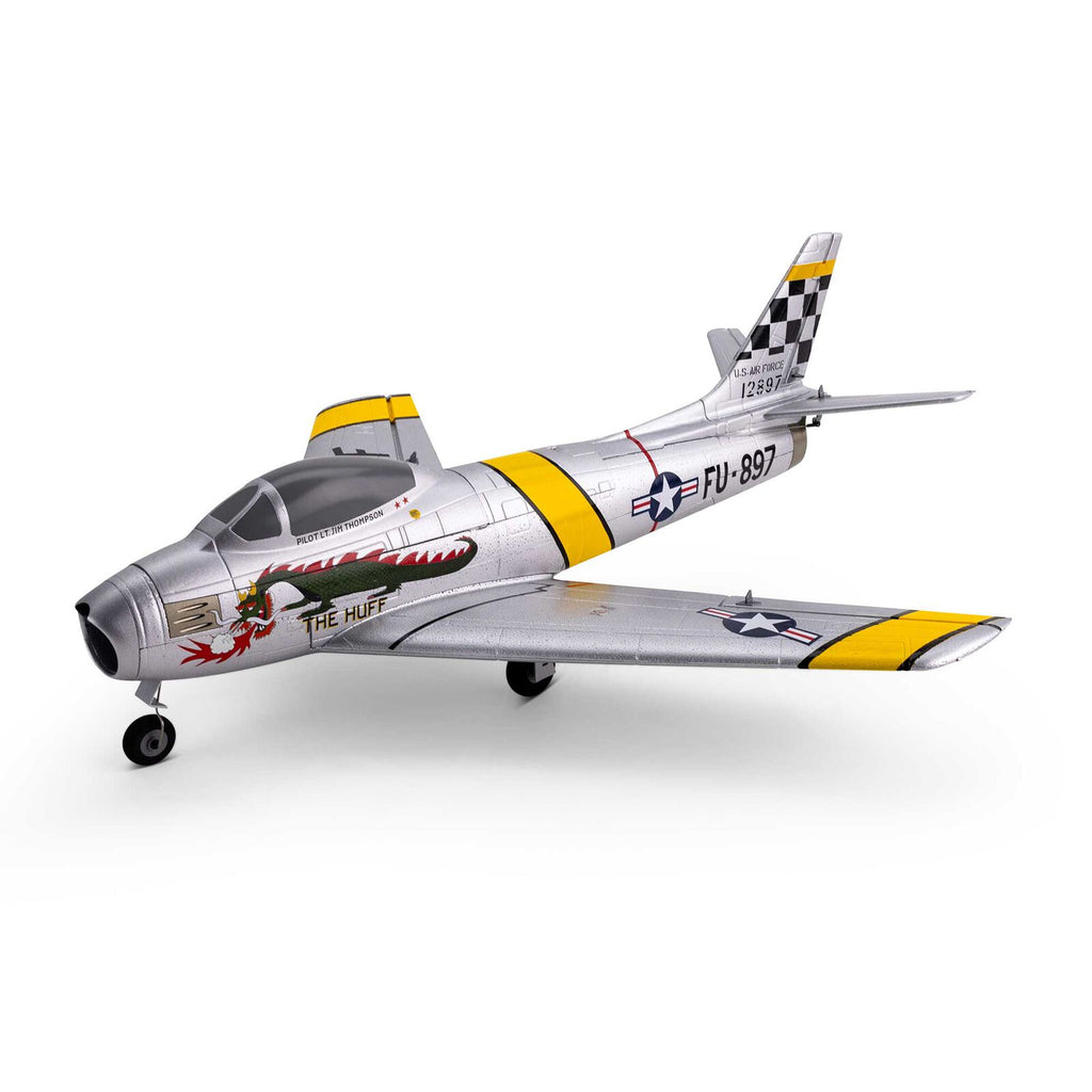 E-flite UMX F-86 Sabre 30mm EDF Jet BNF Basic with AS3X and SAFE Select (EFLU7050)