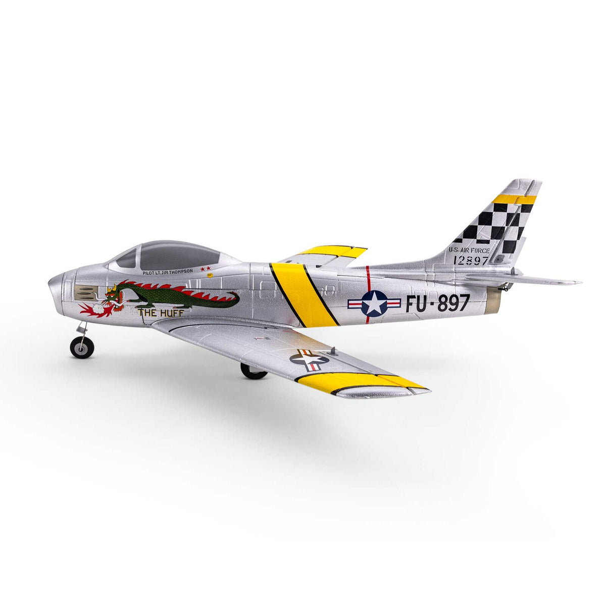 E-flite UMX F-86 Sabre 30mm EDF Jet BNF Basic with AS3X and SAFE Select (EFLU7050)