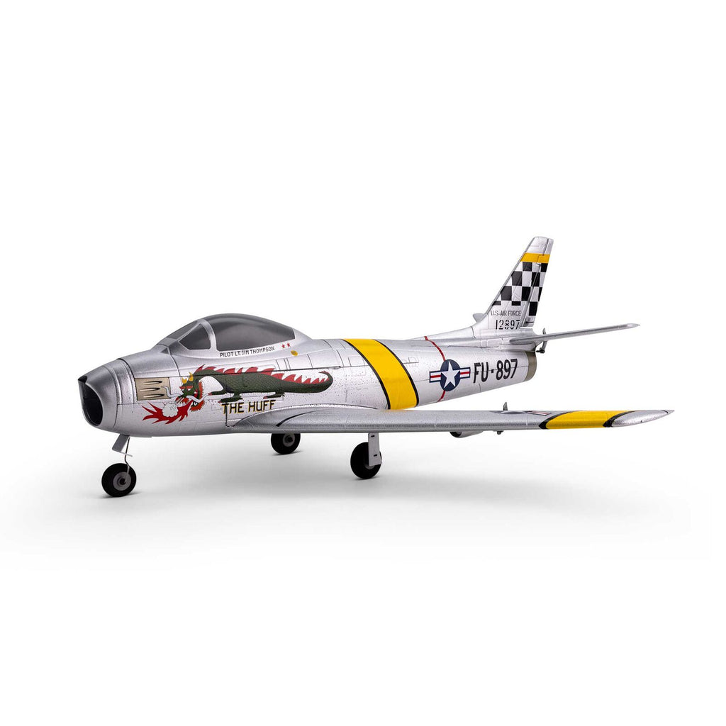 E-flite UMX F-86 Sabre 30mm EDF Jet BNF Basic with AS3X and SAFE Select (EFLU7050)