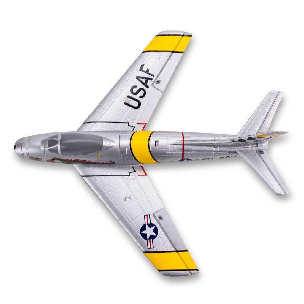 E-flite UMX F-86 Sabre 30mm EDF Jet BNF Basic with AS3X and SAFE Select (EFLU7050)
