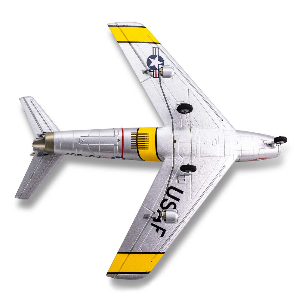 E-flite UMX F-86 Sabre 30mm EDF Jet BNF Basic with AS3X and SAFE Select (EFLU7050)