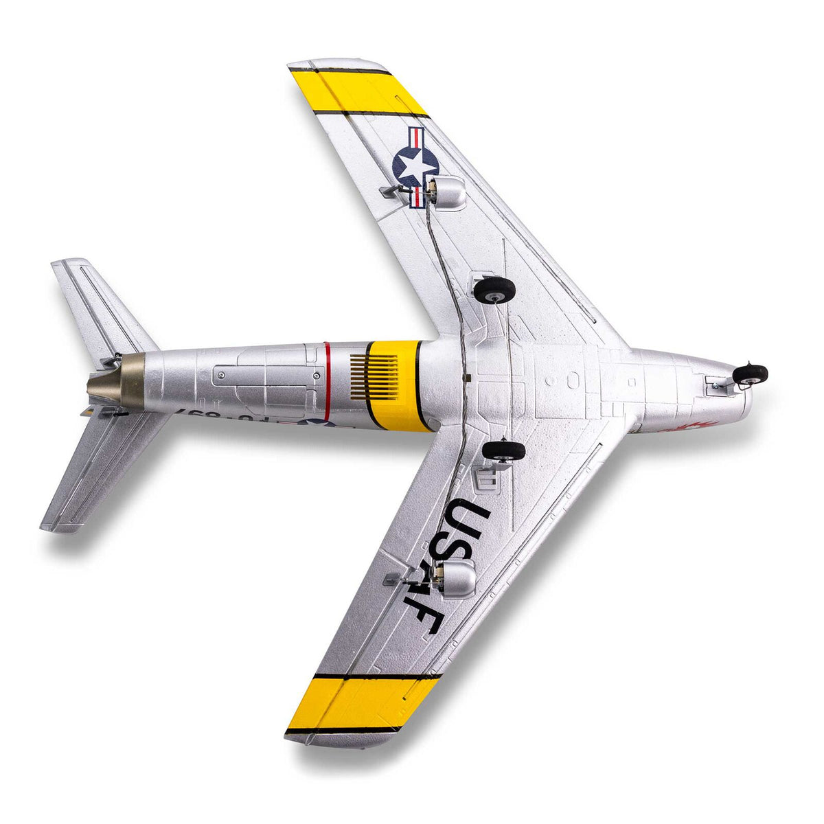 E-flite UMX F-86 Sabre 30mm EDF Jet BNF Basic with AS3X and SAFE Select (EFLU7050)