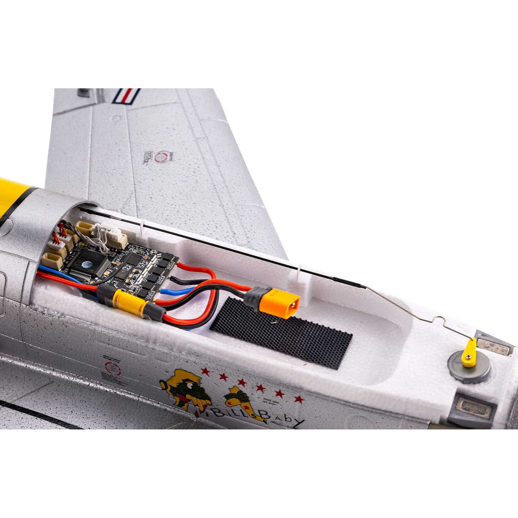 E-flite UMX F-86 Sabre 30mm EDF Jet BNF Basic with AS3X and SAFE Select (EFLU7050)