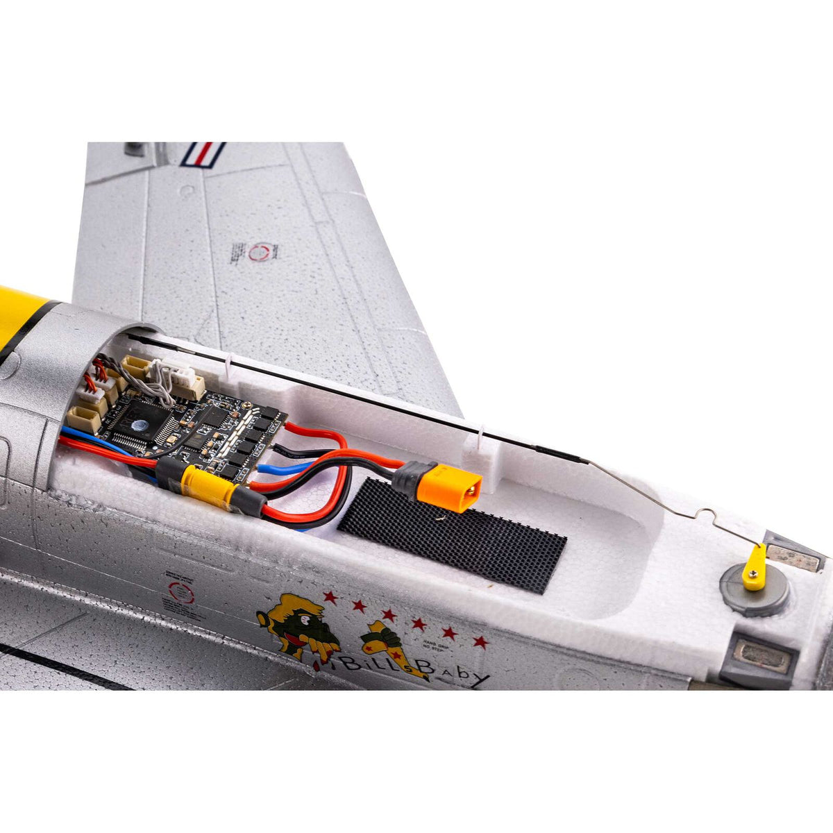 E-flite UMX F-86 Sabre 30mm EDF Jet BNF Basic with AS3X and SAFE Select (EFLU7050)