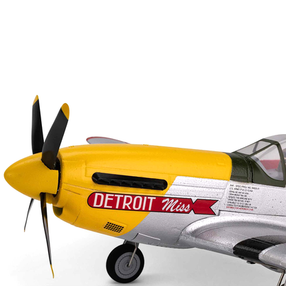 UMX P-51D Mustang "Detroit Miss" BNF Basic