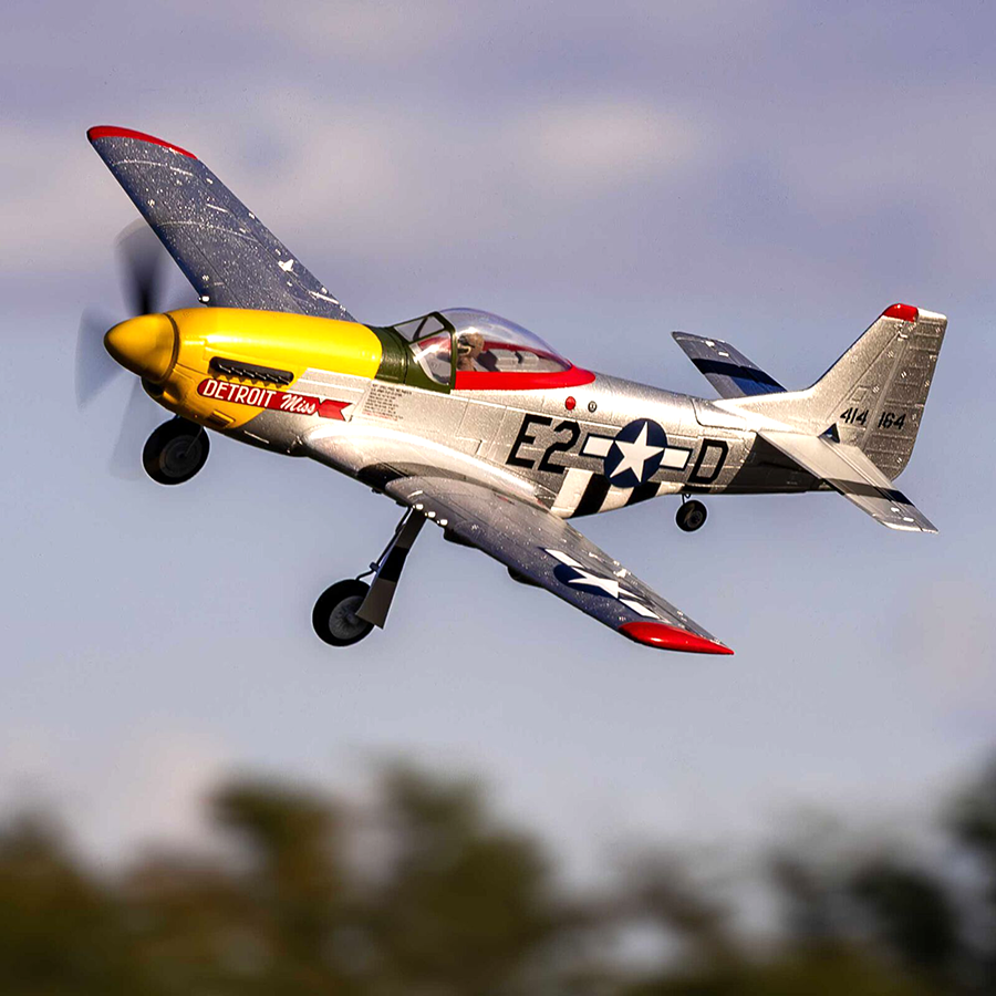 UMX P-51D Mustang "Detroit Miss" BNF Basic
