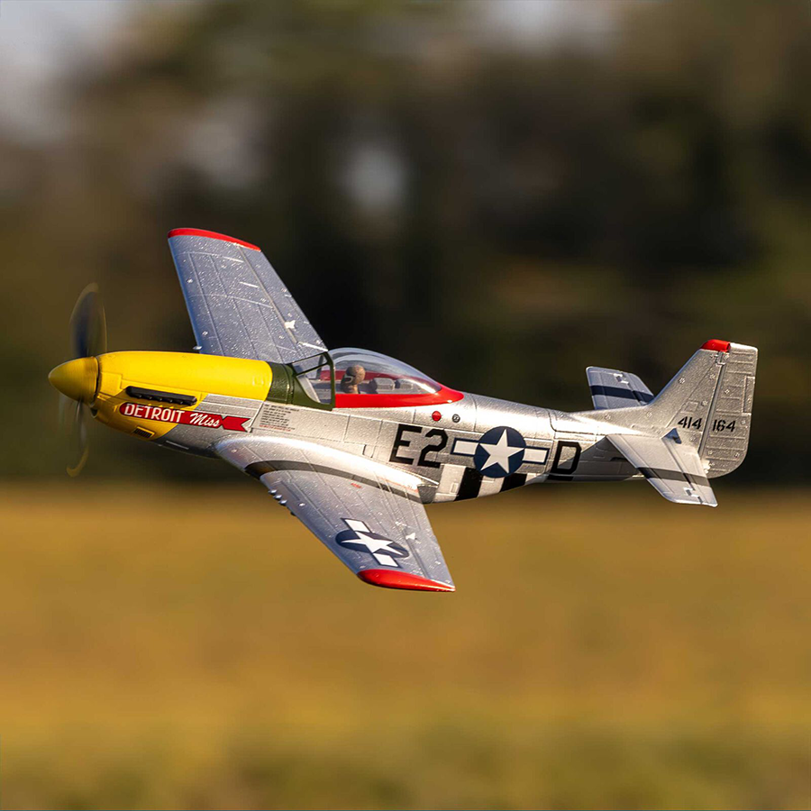 UMX P-51D Mustang "Detroit Miss" BNF Basic