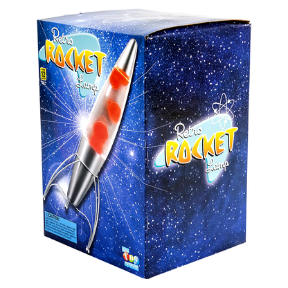 18" Rocket Ship Wax Motion Lamp