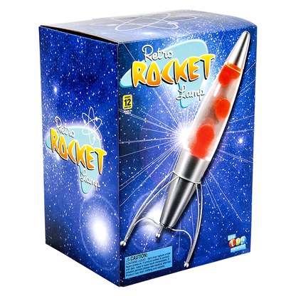 18" Rocket Ship Wax Motion Lamp