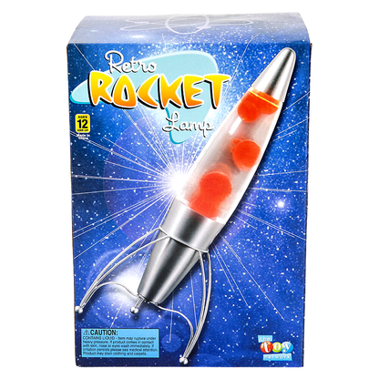 18" Rocket Ship Wax Motion Lamp