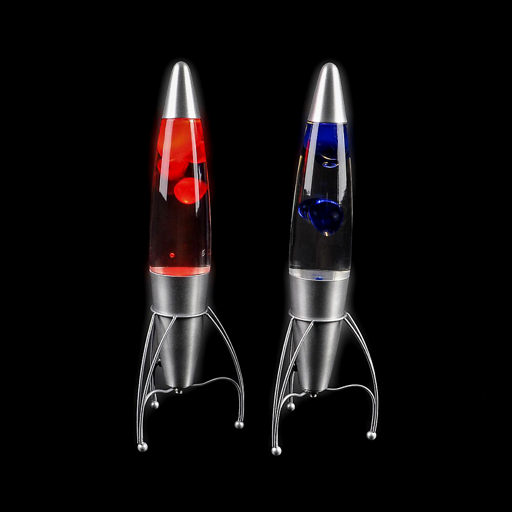 18" Rocket Ship Wax Motion Lamp