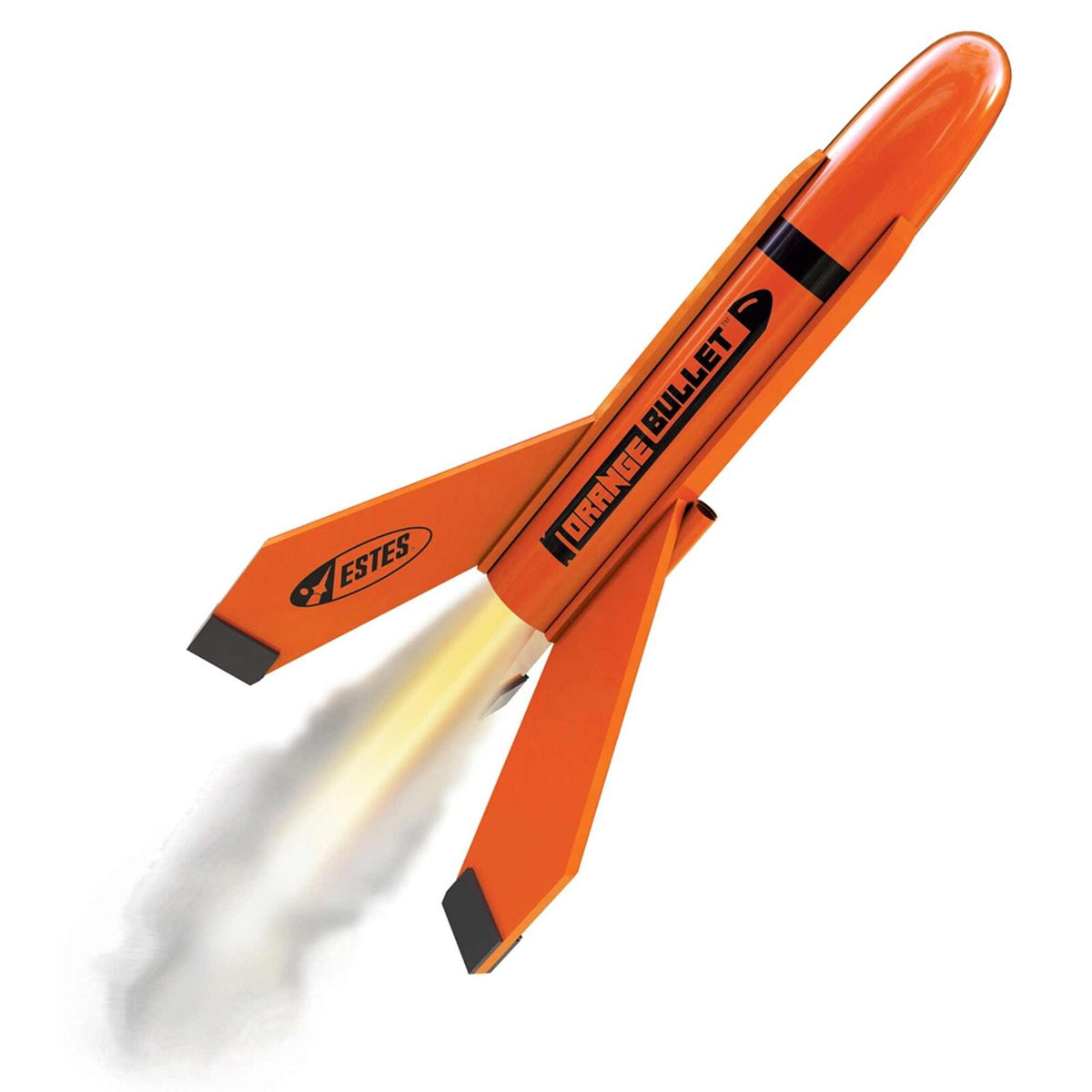 Orange Bullet Designer Model Rocket Kit, Intermediate