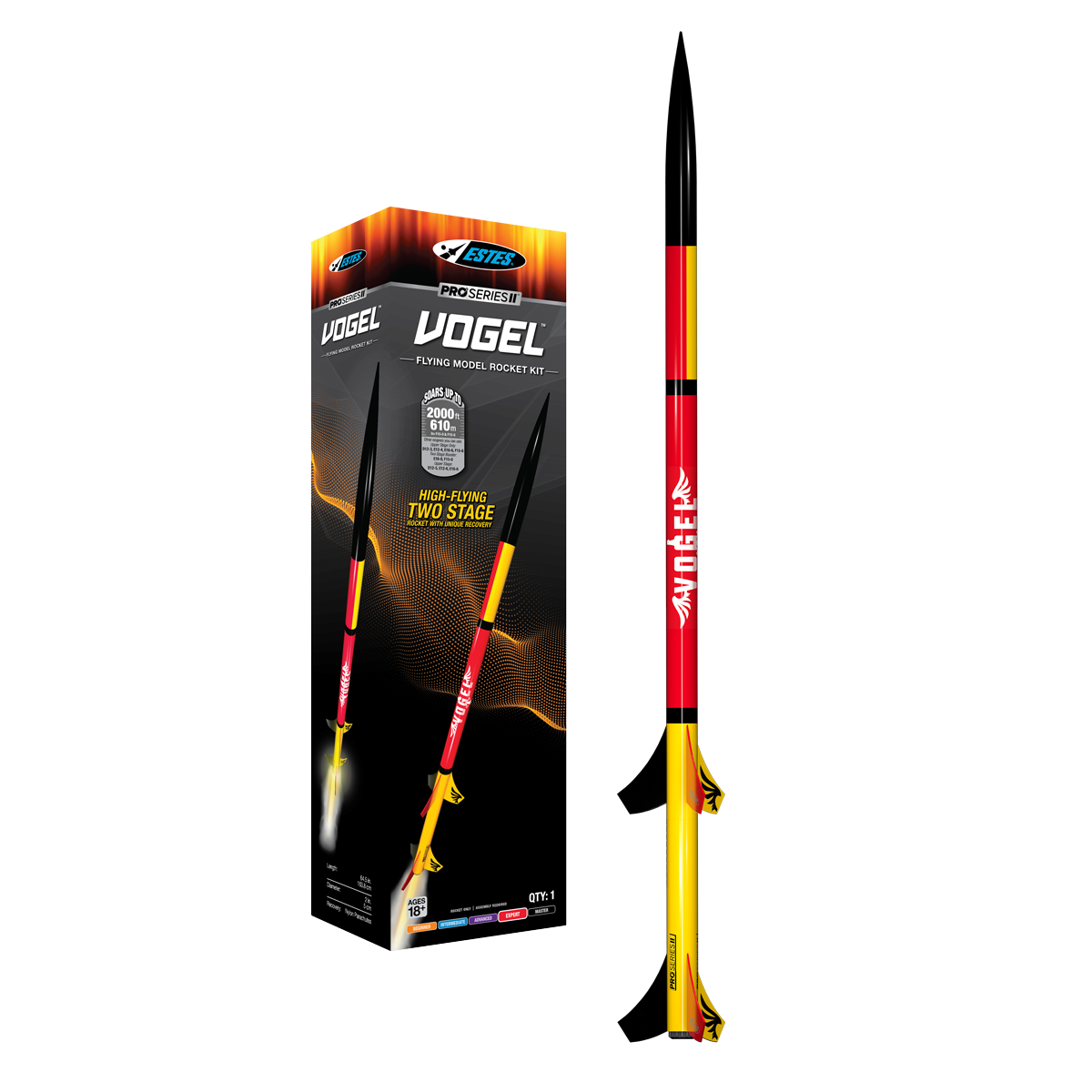 Estes Vogel Pro Series II 2 Stage Rocket
