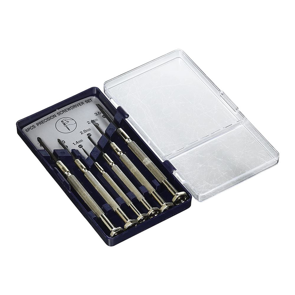 Jewelers Screwdriver Set with Box (6) :EXL55662