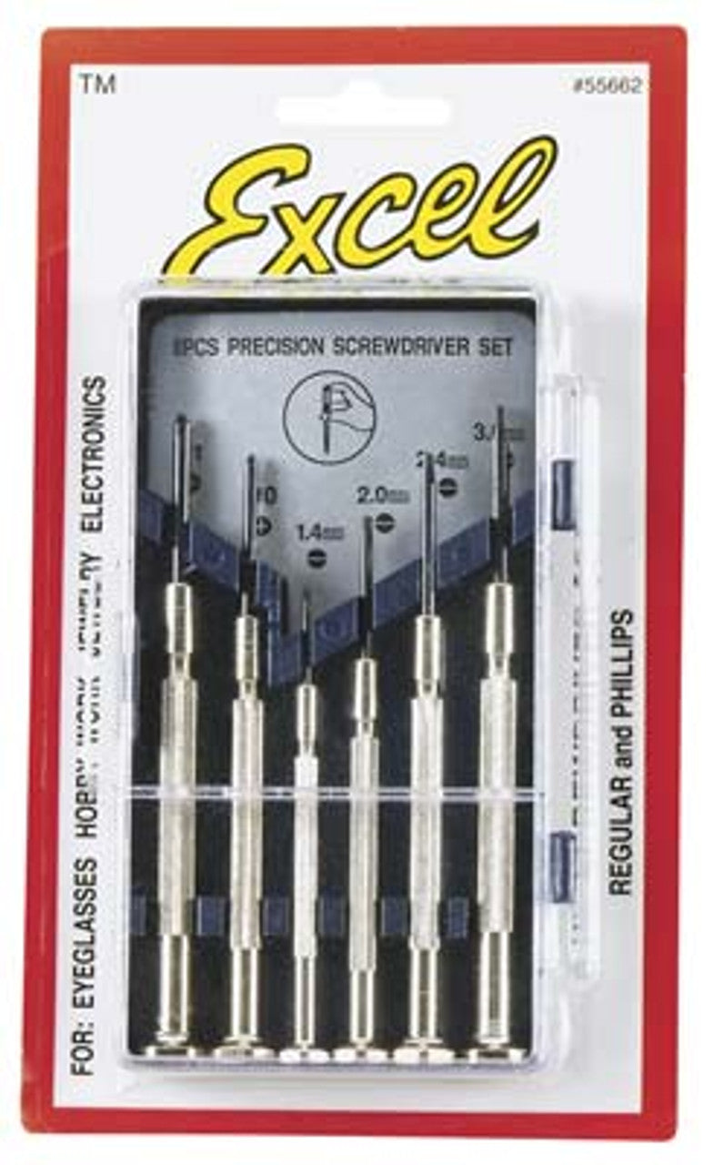 Jewelers Screwdriver Set with Box (6) :EXL55662