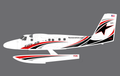 Twin Otter 80E Float Set: Red