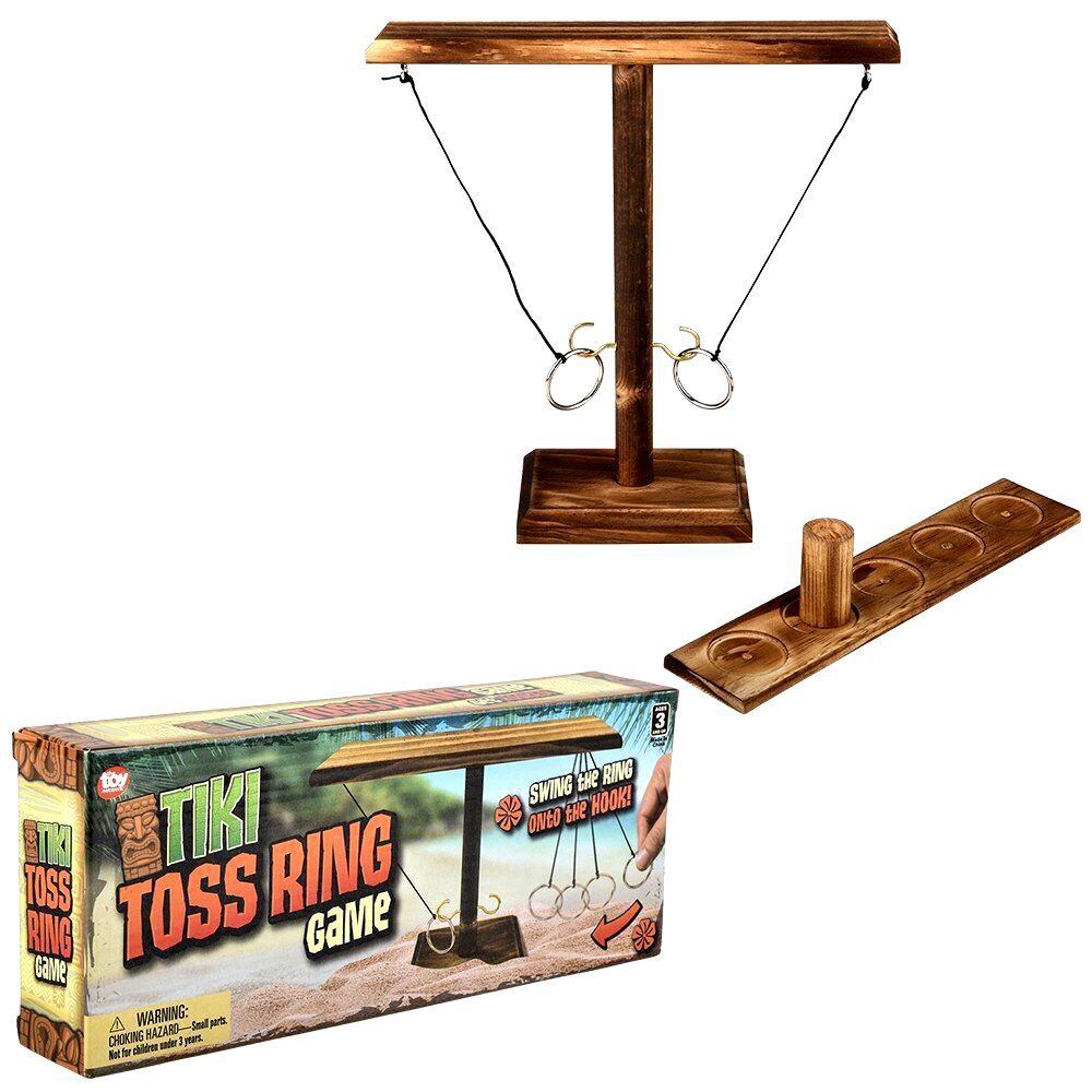 10" Tiki Toss Ring toss Game Wooden