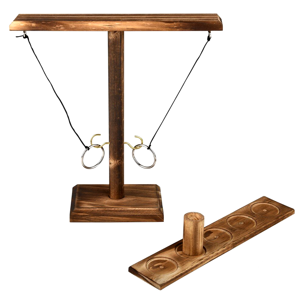 10" Tiki Toss Ring toss Game Wooden