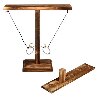 10" Tiki Toss Ring toss Game Wooden