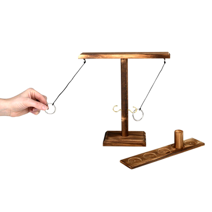 10" Tiki Toss Ring toss Game Wooden