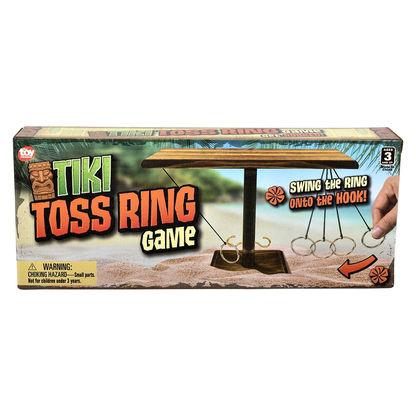 10" Tiki Toss Ring toss Game Wooden