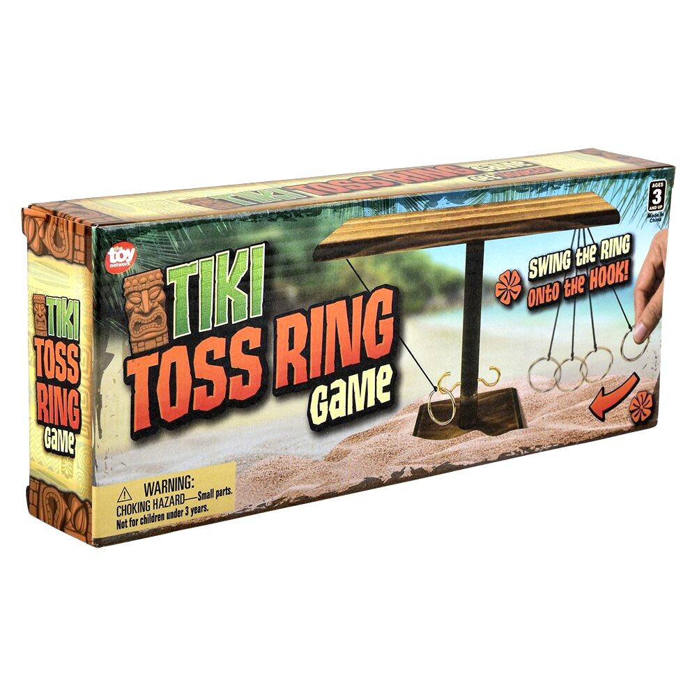10" Tiki Toss Ring toss Game Wooden